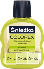 ŚNIEŻKA COLOREX універсальний фарбник, 40 - світло-зелений