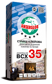 ANSERGLOB BCX 35 клей для каминов и печей