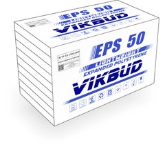 VIKBUD EPS 50 - LIGHTWEIGHT - 20мм  пінопласт, 0.5х1м