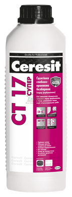 Ceresit CT 17 Супер, грунтовка глубокопроникающая, 2л