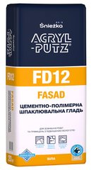 ŚNIEŻKA ACRYL-PUTZ FD12 FASAD, 20 кг.  Шпаклівка фасадна цементно-полімерна