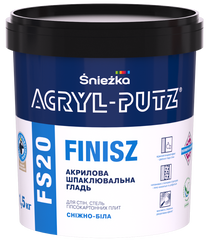 ŚNIEŻKA ACRYL-PUTZ® FS20 FINISH, 1.5 кг. Шпаклівка полімерна