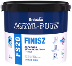 ŚNIEŻKA ACRYL-PUTZ® FS20 FINISH, 5 кг. Шпаклевка полимерная