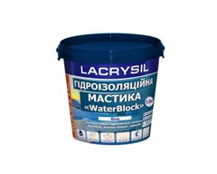 LACRYSIL WaterBlock, 1.2 кг.  Мастика гидроизоляционная