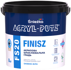 ŚNIEŻKA ACRYL-PUTZ® FS20 FINISH, 8кг. Шпаклівка полімерна