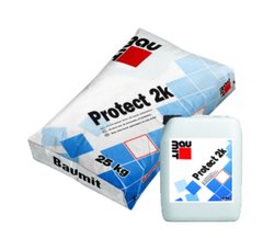 Baumit Protect 2K двокомпонентна гідроізоляція