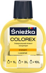 ŚNIEŻKA COLOREX універсальний фарбник, 13 - жовтий
